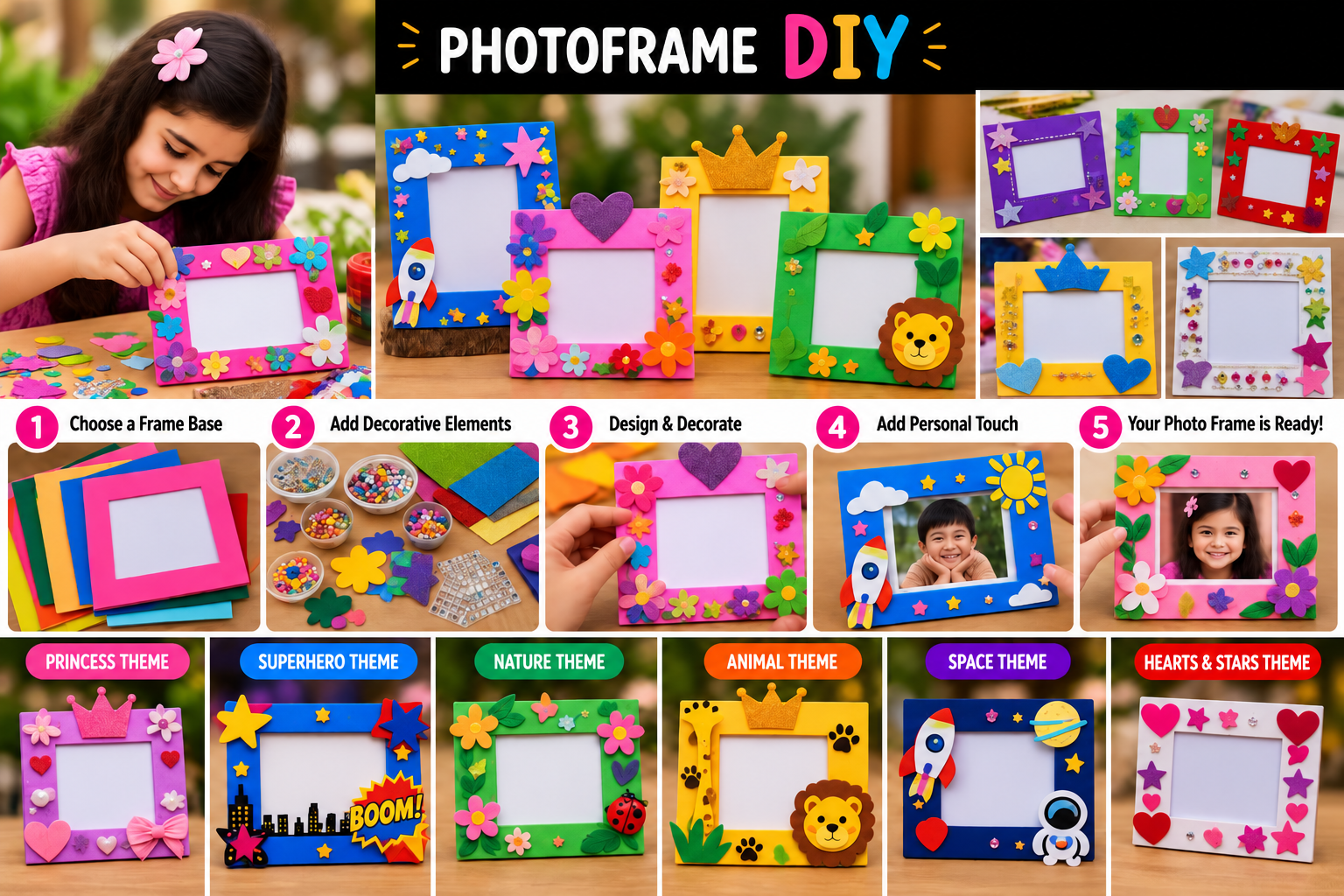 Photo Frame DIY Activity