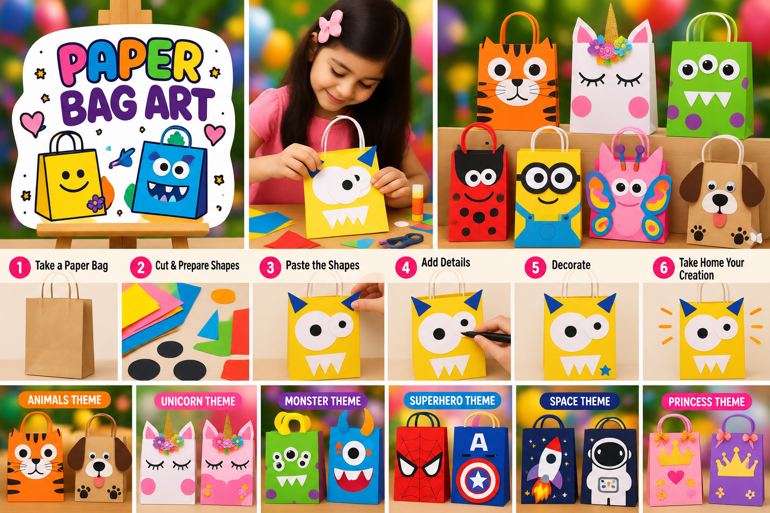 Paper Bag Art Activity