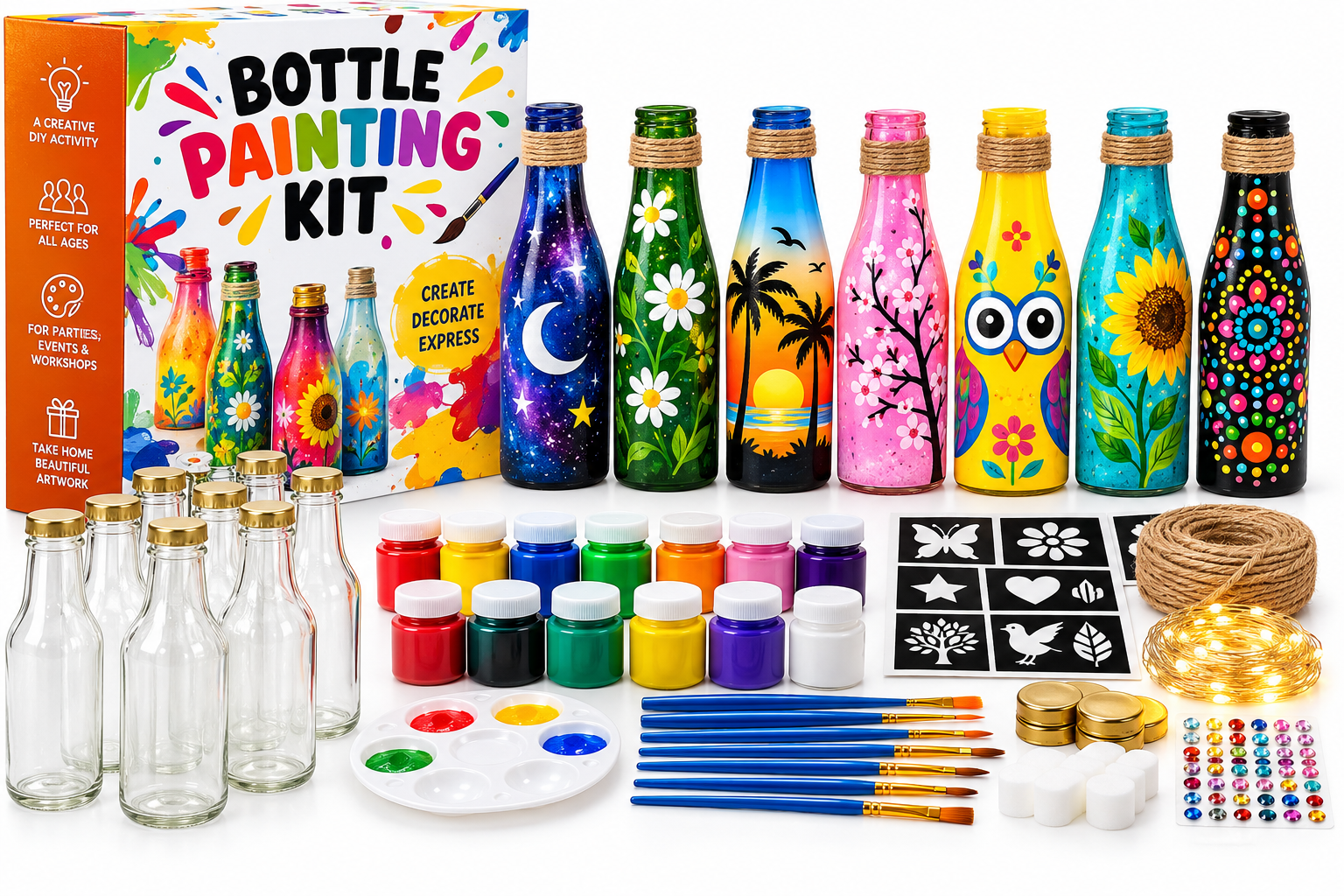 Bottle Painting Activity