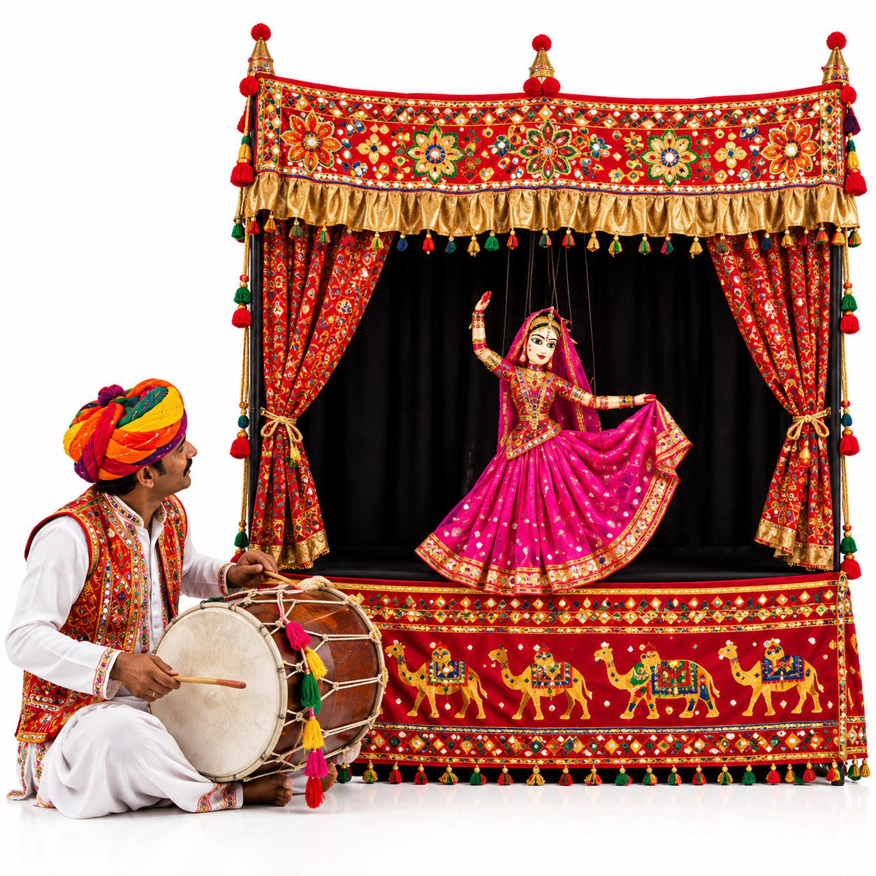 Rajasthani Puppet Show for Birthday Parties & Events