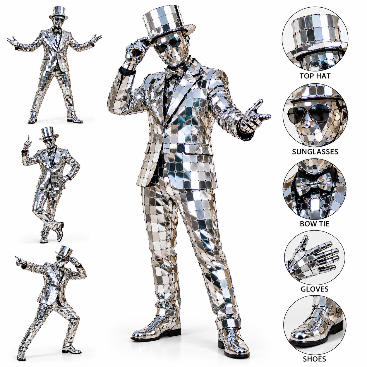 Mirror Man Performer for Parties & Events