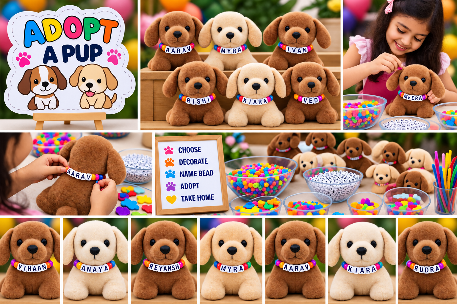 Adopt a Pup: Personalised Plush Puppy