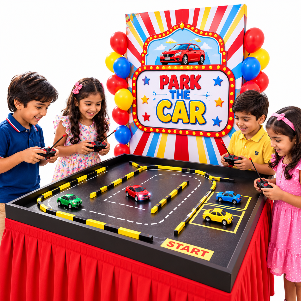 Car Parking Challenge Game for Kids' Birthday Parties & Events