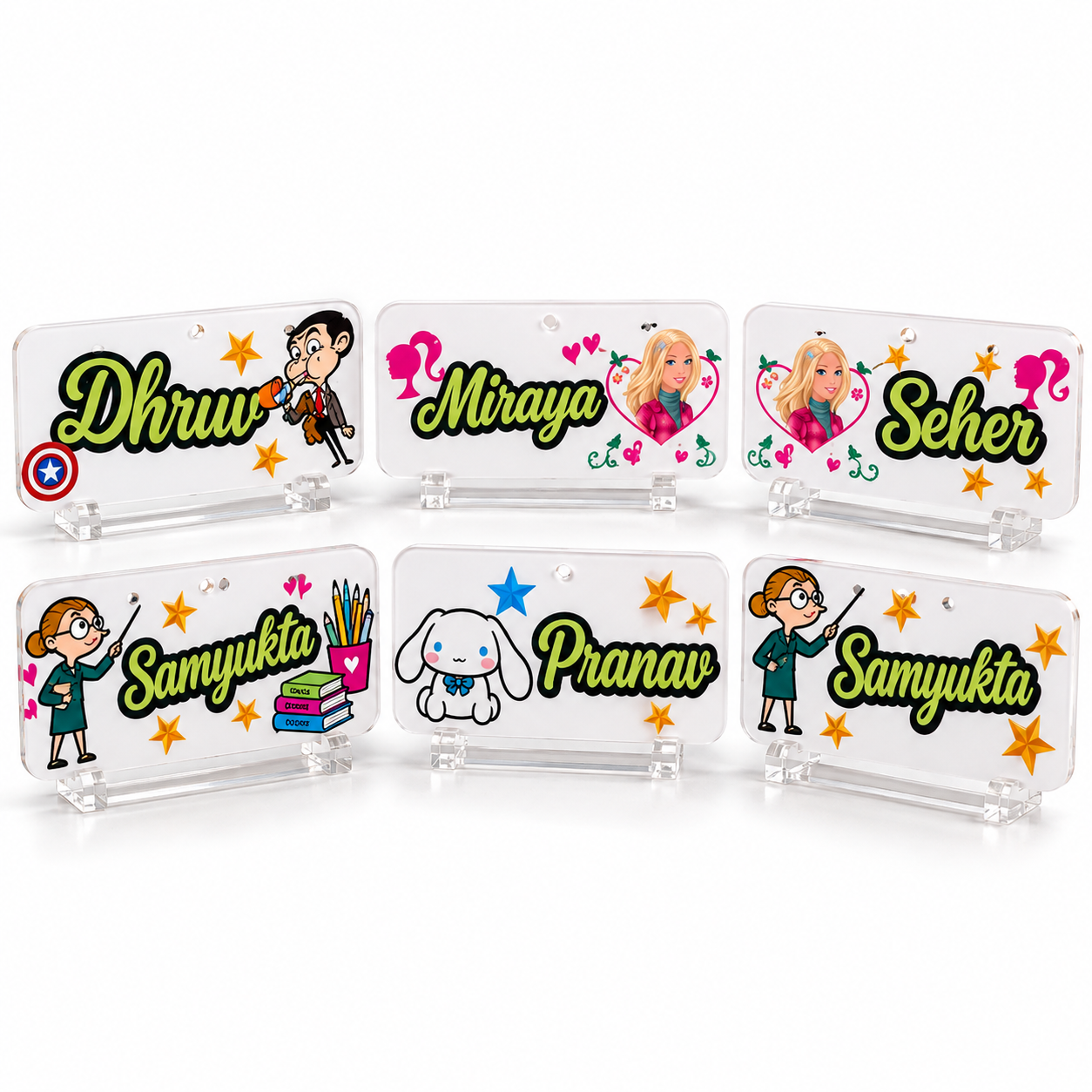 Personalised Acrylic Name Plate Making Activity