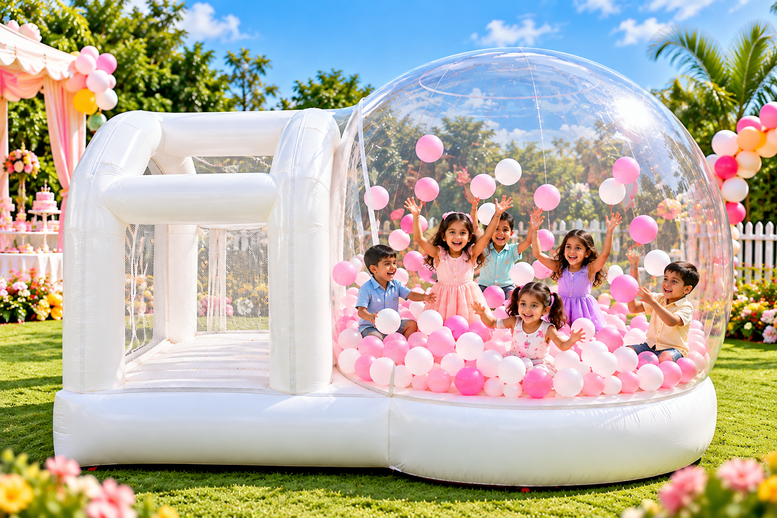 Bubble House Inflatable with Transparent Dome