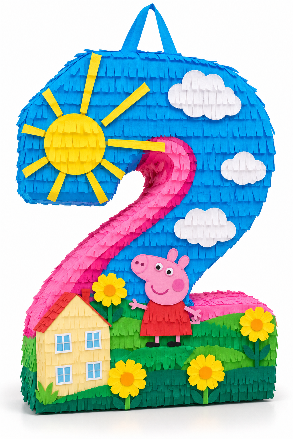 Peppa Pig Number 2 Birthday Pinata