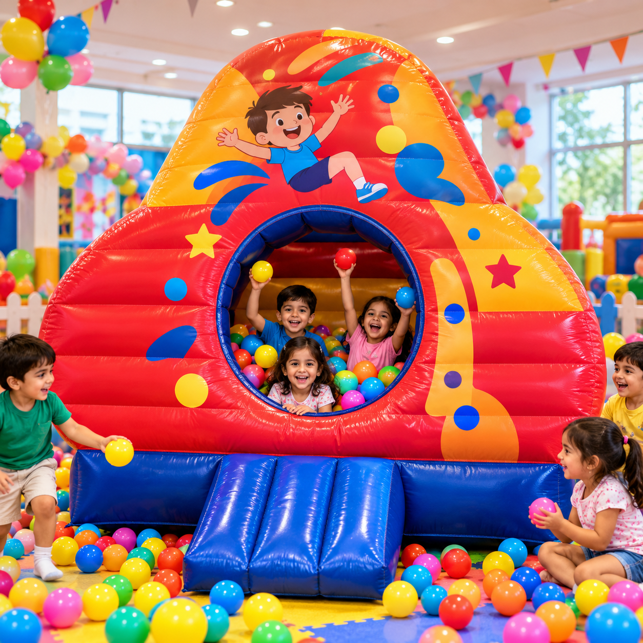 Ball Pool Bounce Inflatable Play Zone