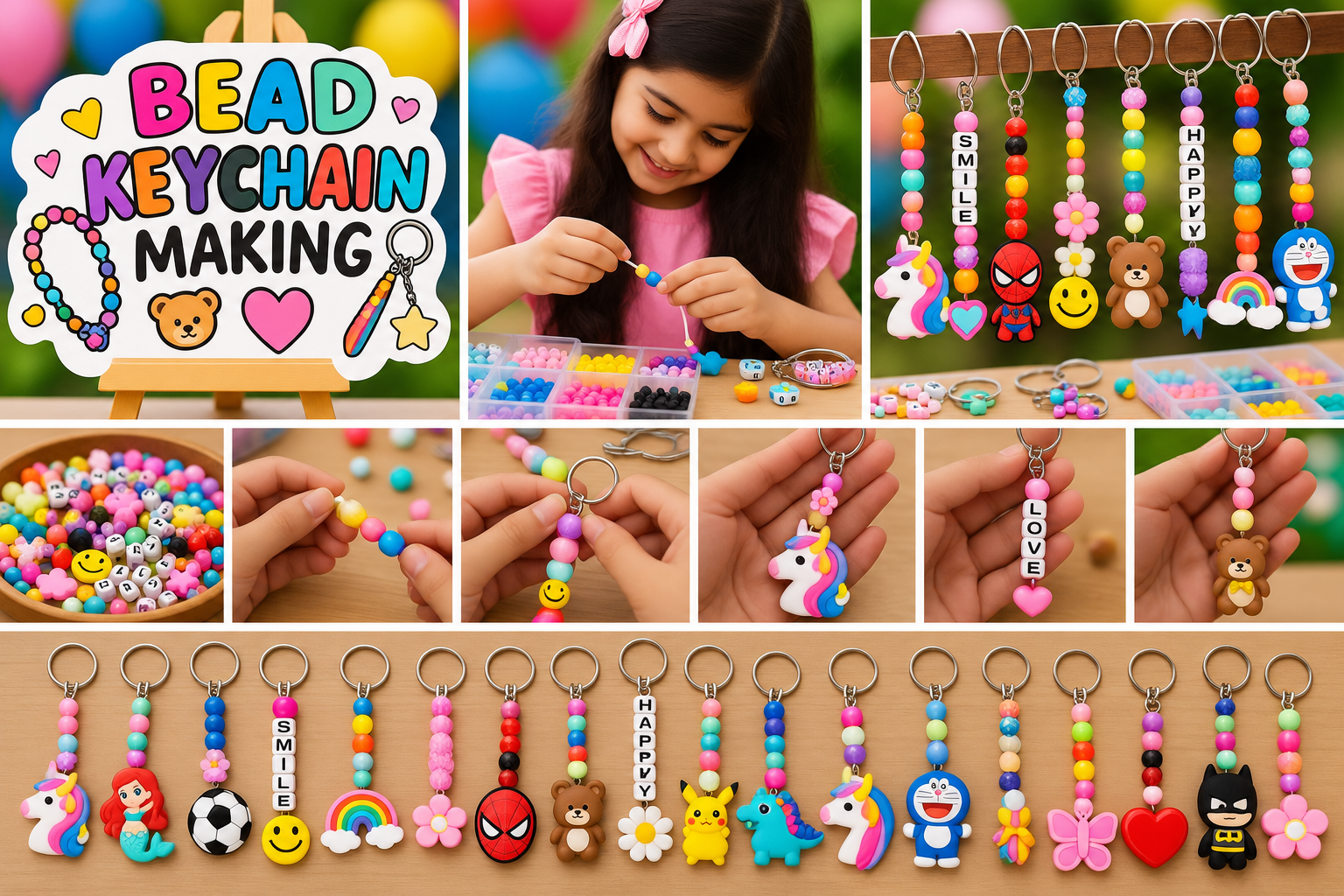DIY Bead Keychain Making Experience