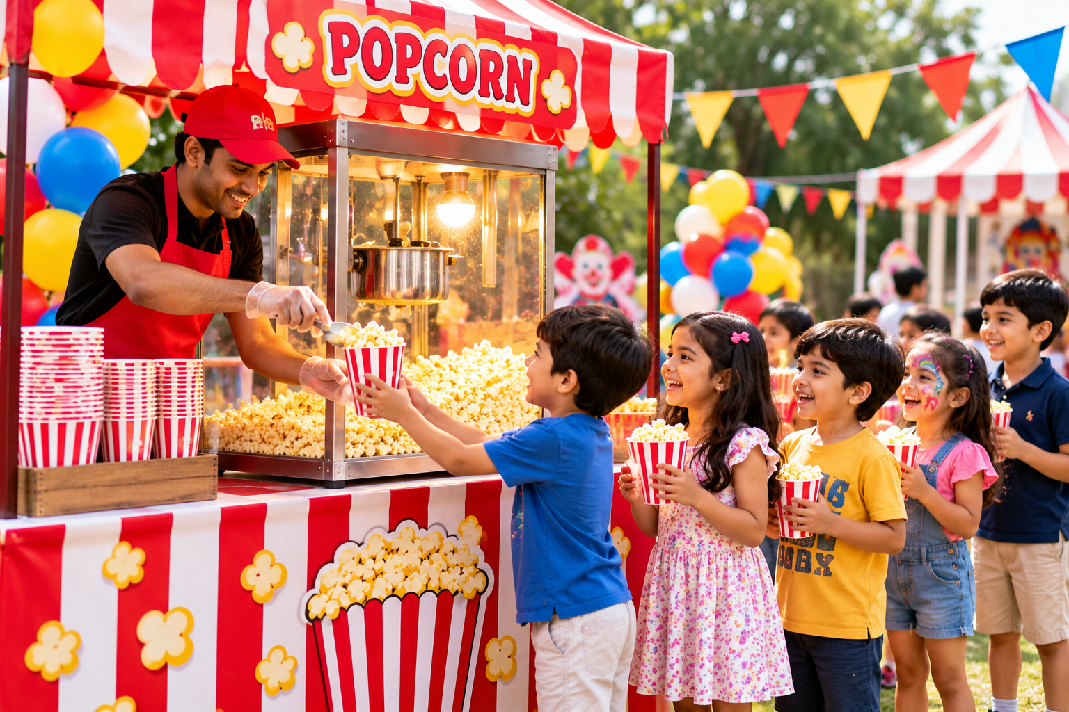 Popcorn Stall for Birthday Parties & Events