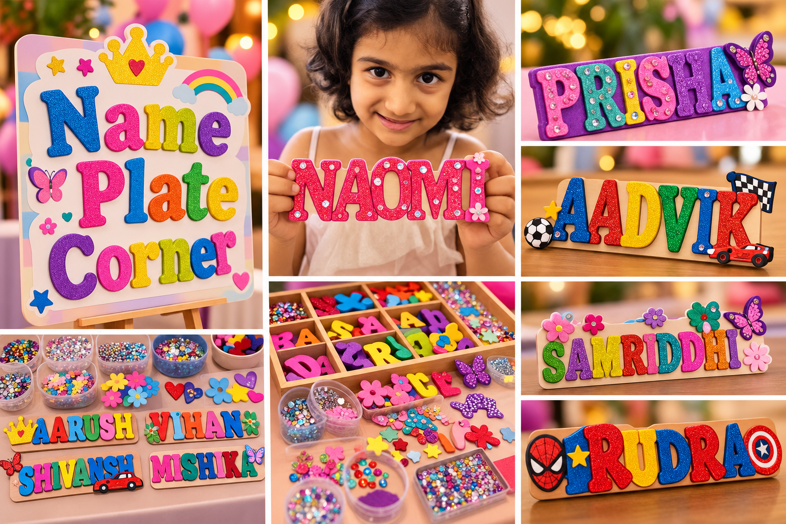 DIY Personalised Name Plate Making
