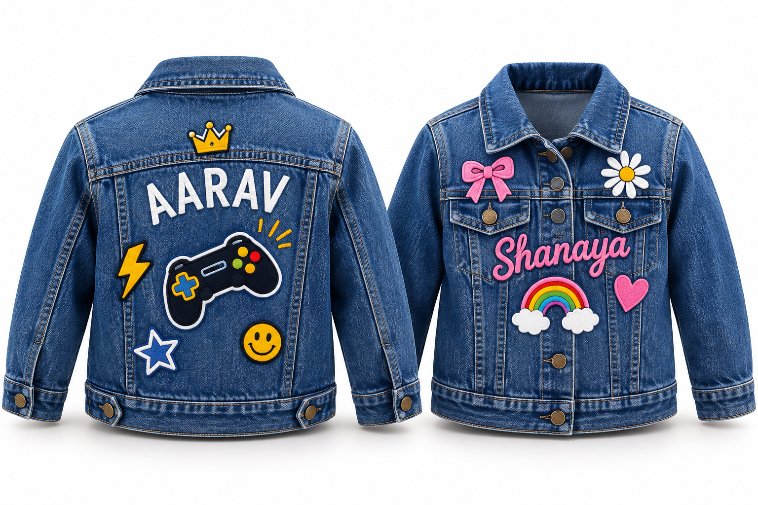 Personalised Denim Jacket Customisation Experience