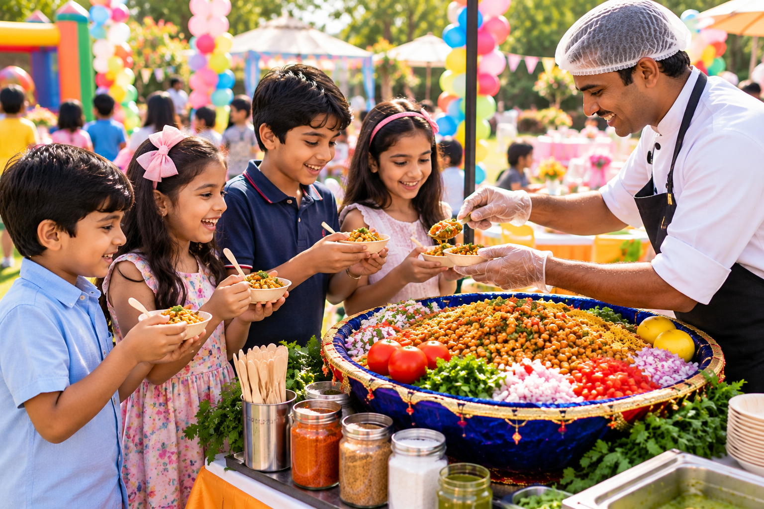 Chana Chor Garam Live Food Stall