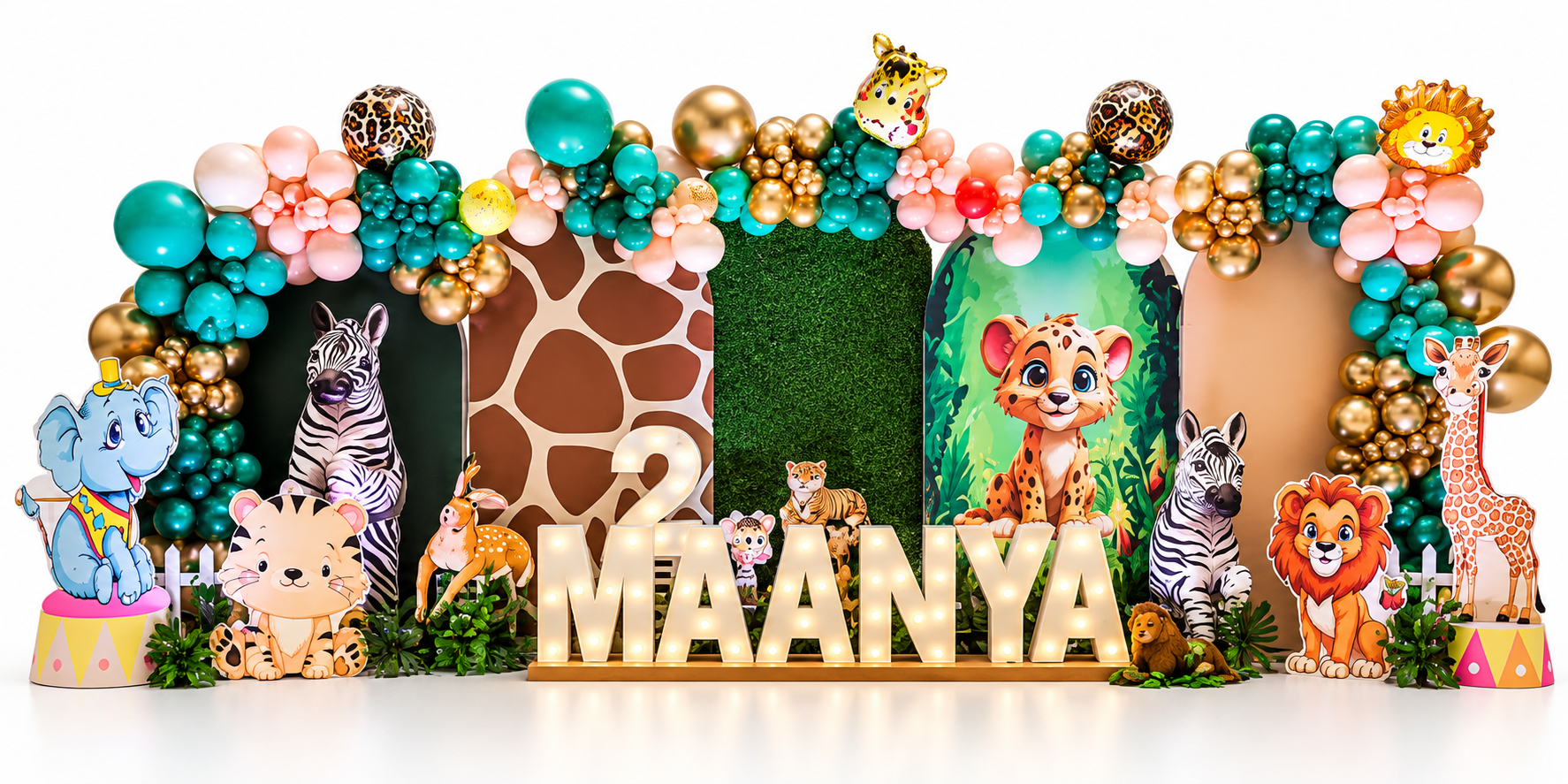 Jungle Safari Theme Birthday Decoration