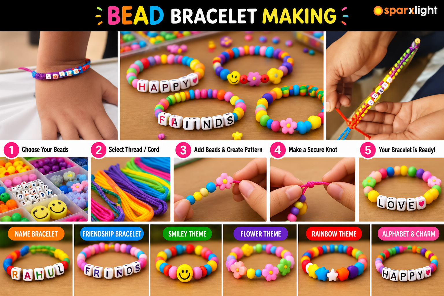 Bead Bracelet Making Activity